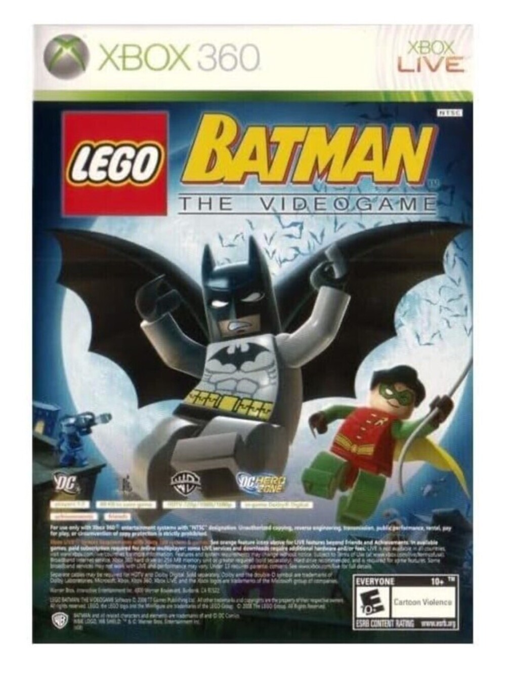 Lego Batman/Pure Xbox 360 Dual Disc's Complete In Box